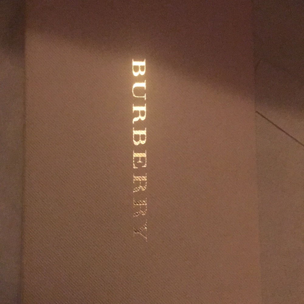 Burberry rain boots